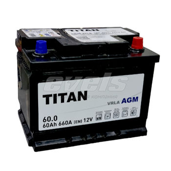 TITAN AGM 6ст-60.0 VRLA L2 евро