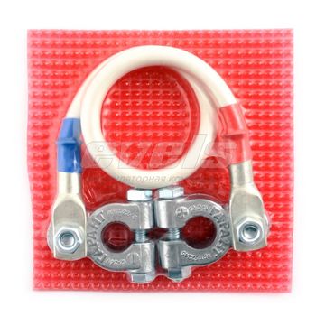 Перемычка грузовая КАМАЗ  /сечение 35мм, длина 45 см/ (с клеммами 52245 +/- ) /ГАРАНТ