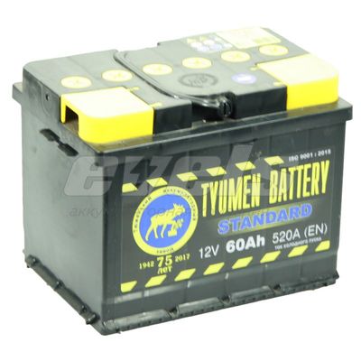 Tyumen Battery 6ст-60 L+ — основное фото